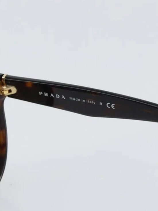 PRADA Sunglasses plastic Brown Auth bs33301 main image 10